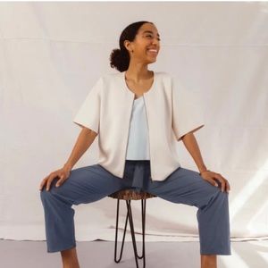 ADAY Waste Nothing Jacket in Cloud, size small